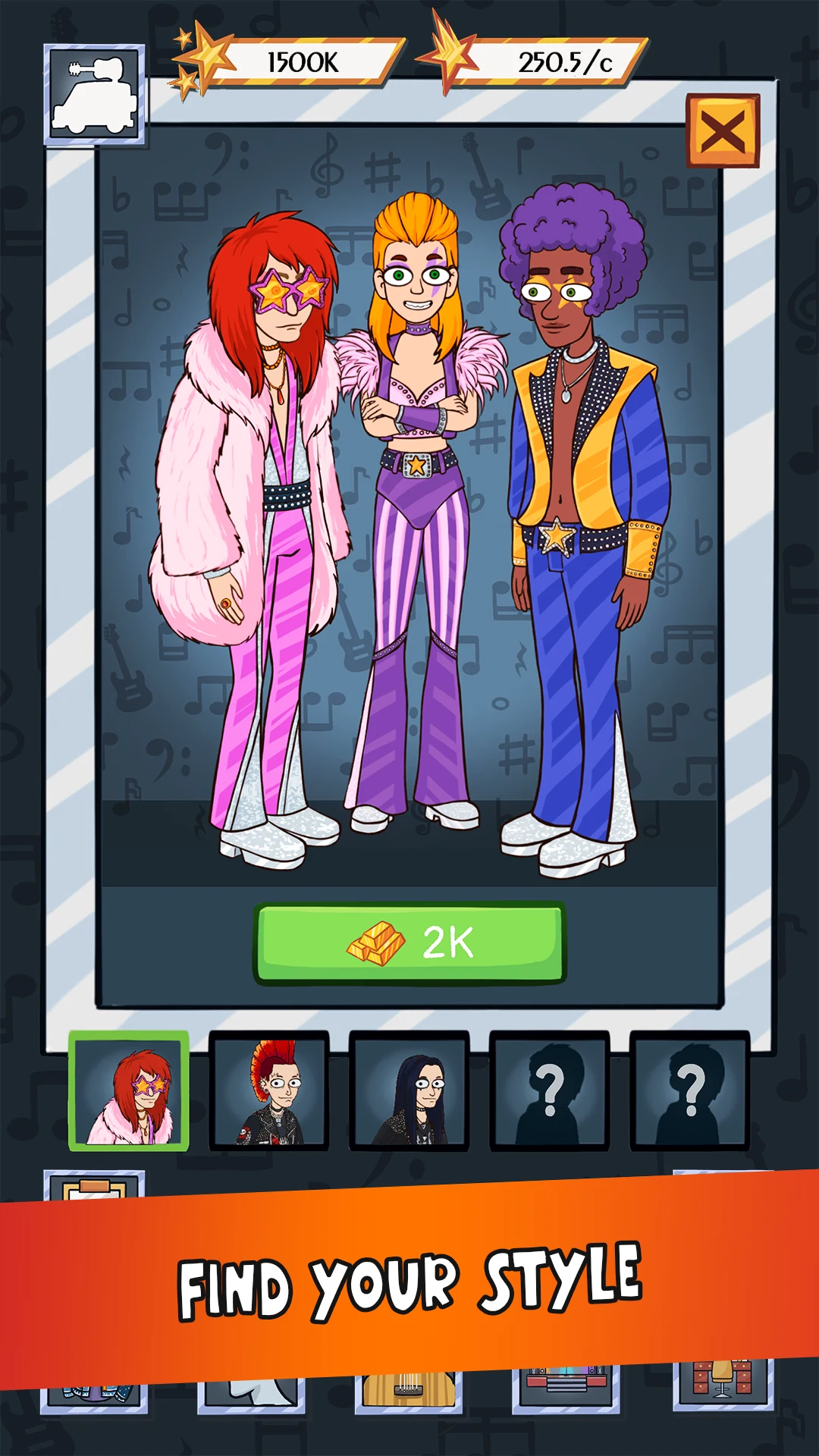 I am Rock Star: Іdle Games screenshot